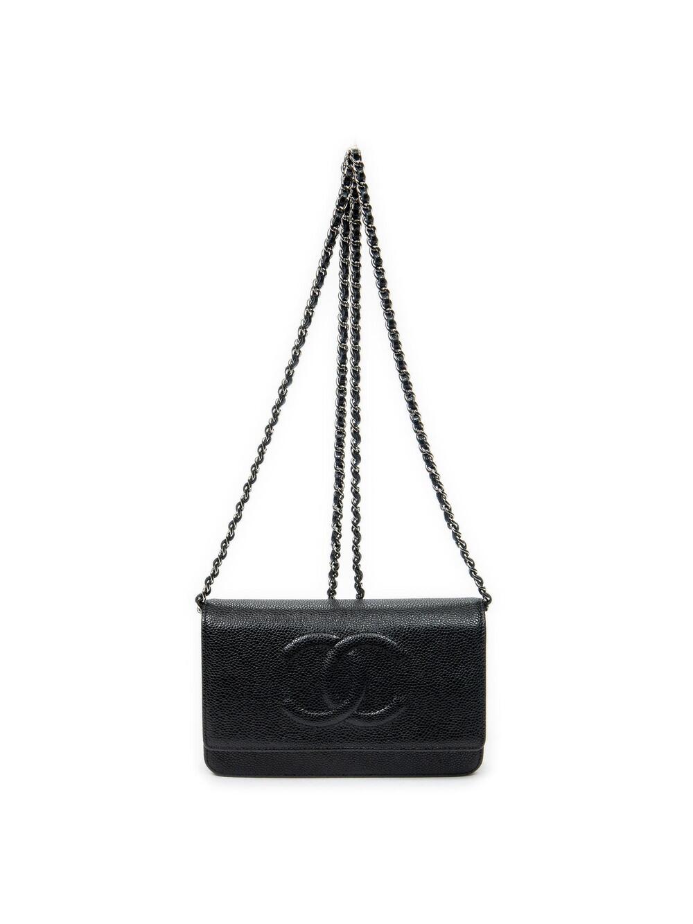 Chanel Timeless Wallet On Chain Caviar #377849C27B